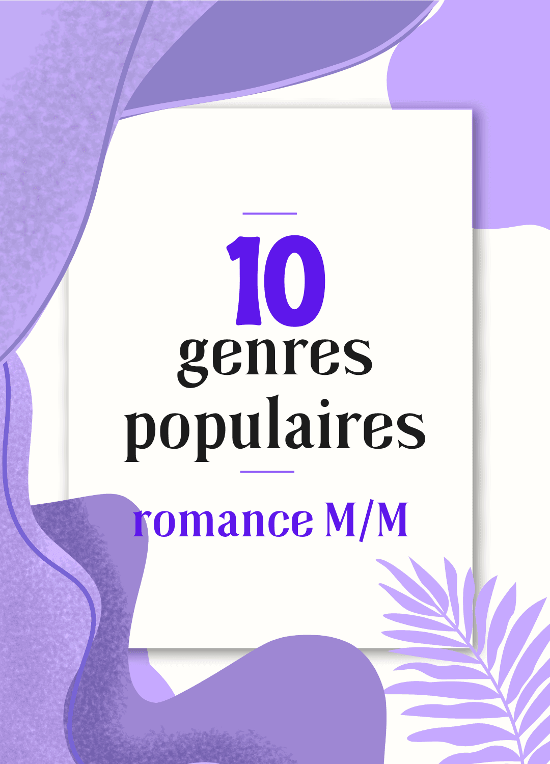 Les 10 sous-genres essentiels en romance M/M (guide complet)