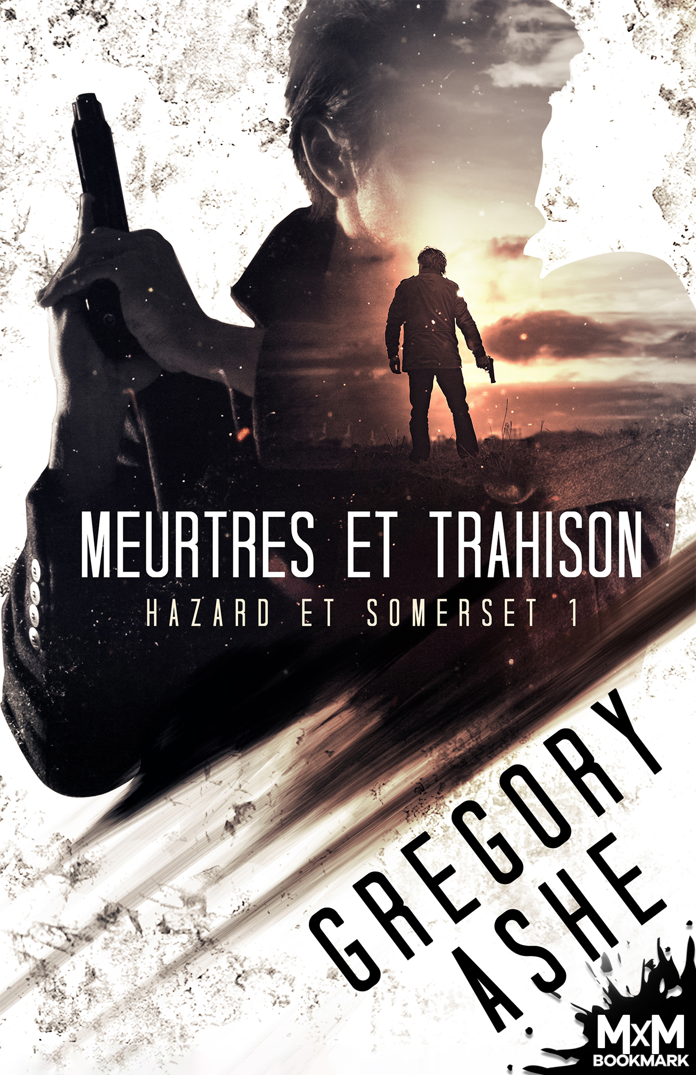 Couverture Hazard & Somerset — Gregory Ashe (romance M/M slow burn, enquête)