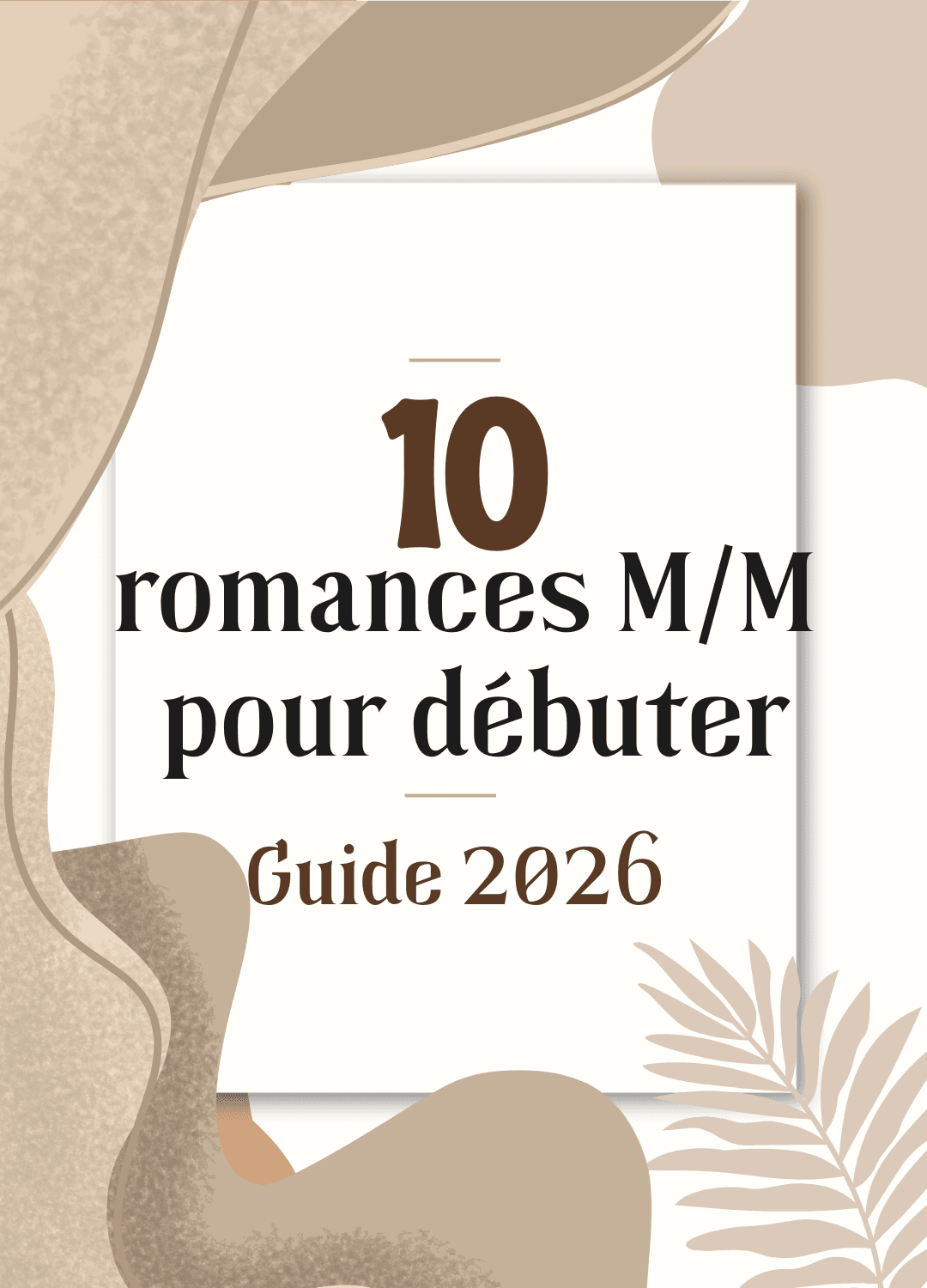 Les meilleures romances M/M pour débuter