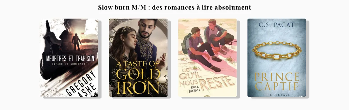 Slow burn M/M : des romances à lire absolument