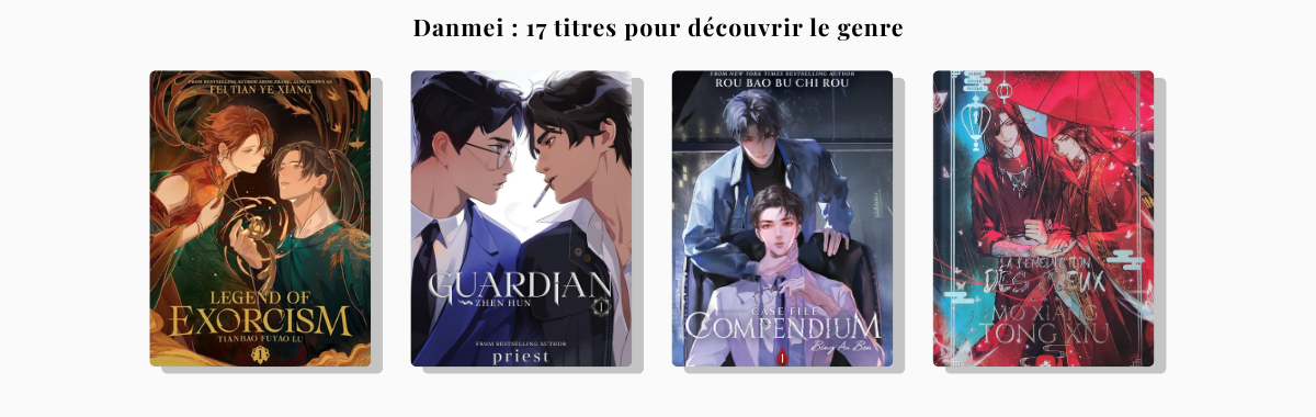Couvertures de romances Danmei