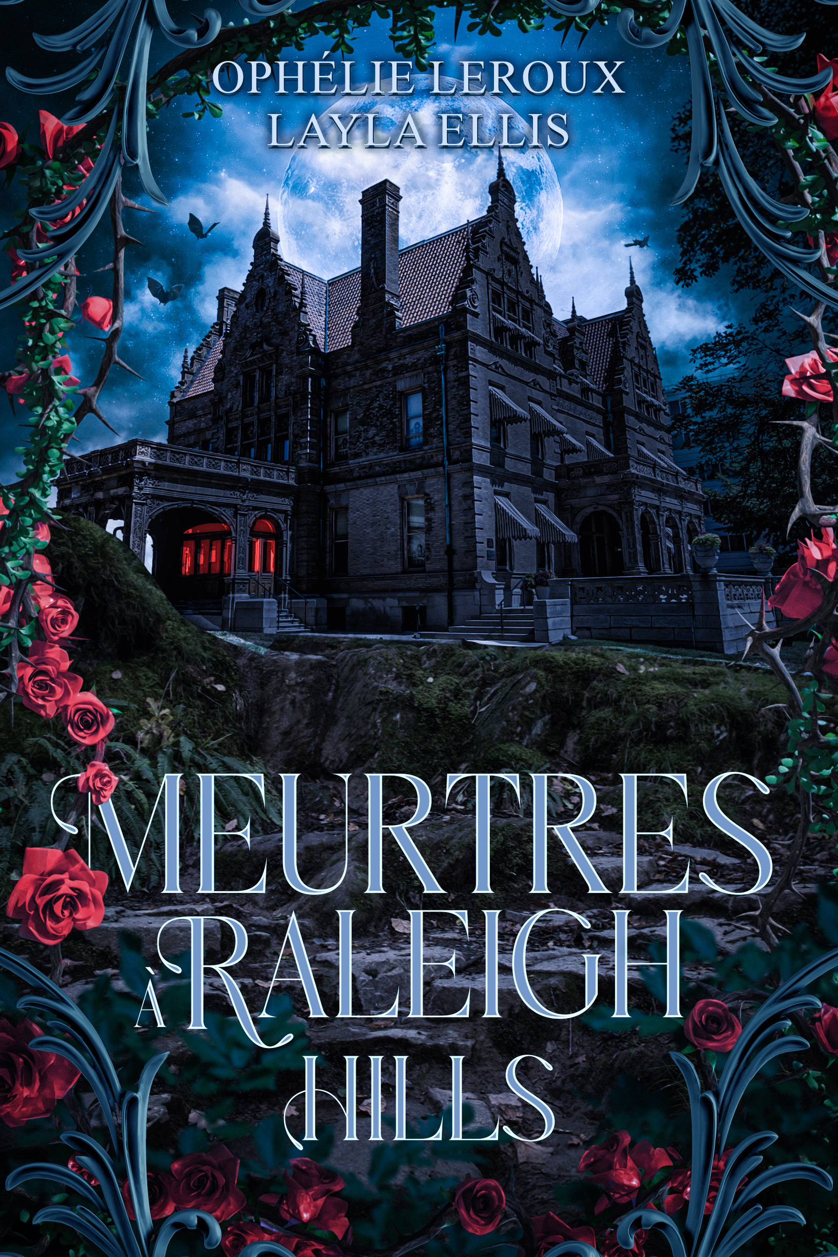 Couverture Meurtres à Raleigh Hills – Ophélie Leroux & Layla Ellis