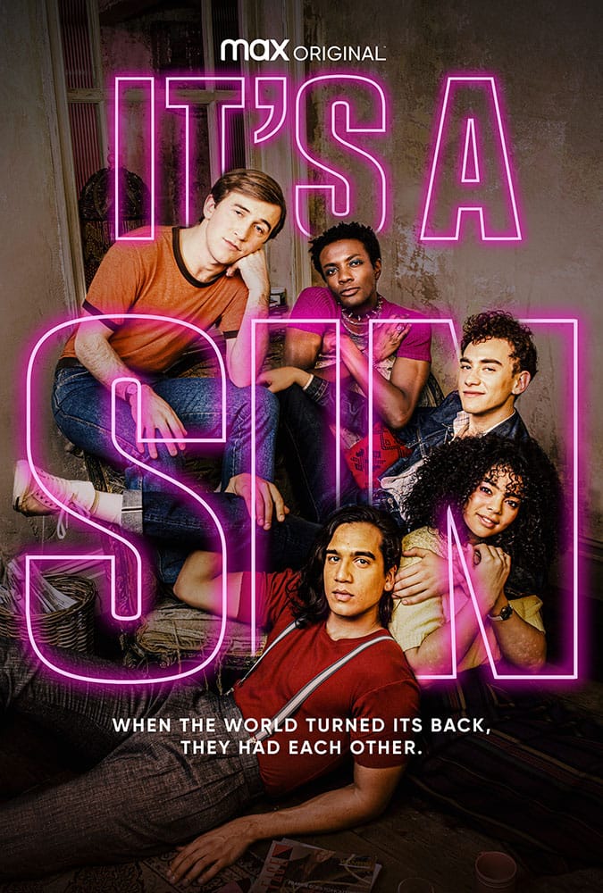 Affiche de la série It's a Sin de Russell T Davies, Channel 4