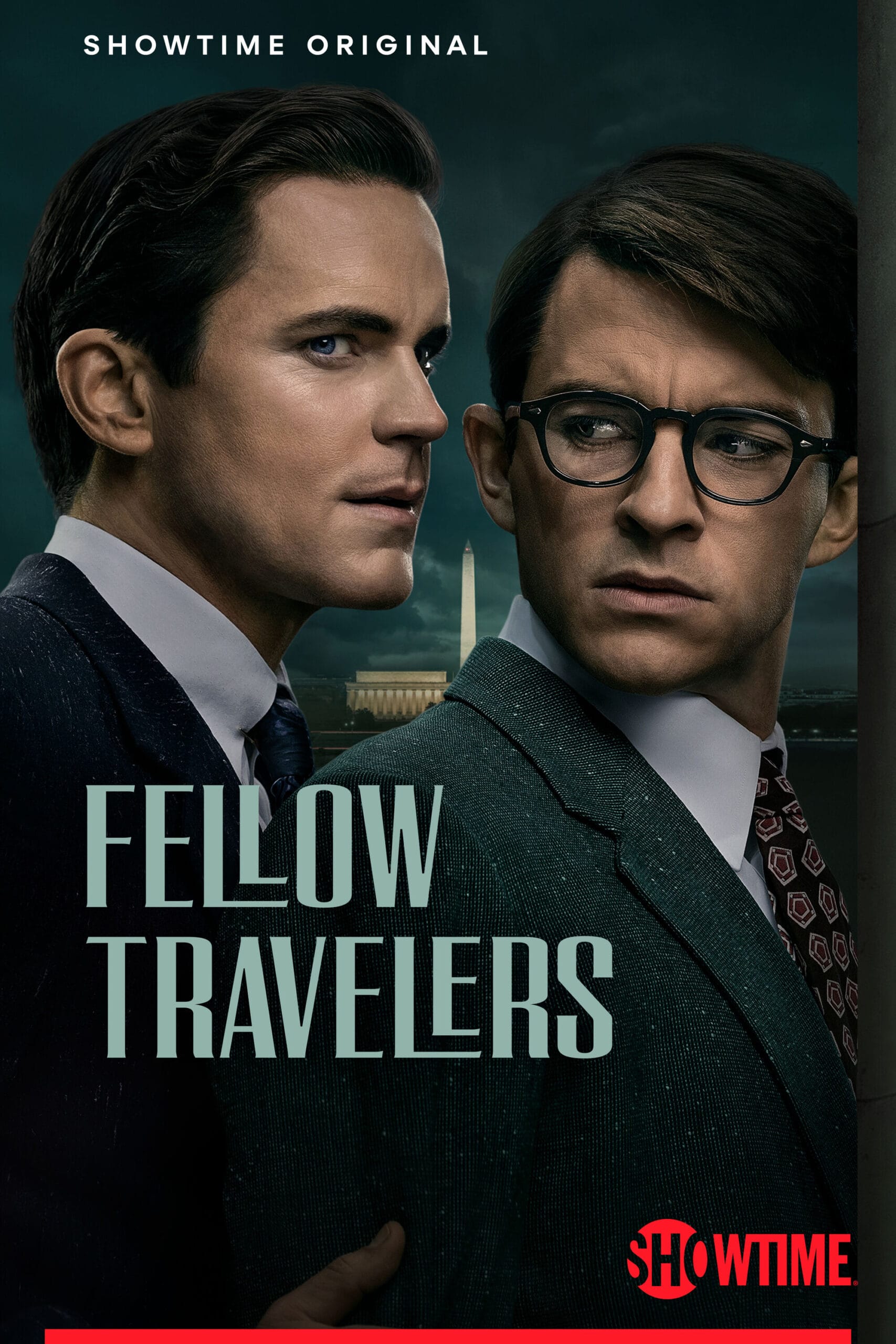 Affiche de la série Fellow Travelers avec Matt Bomer et Jonathan Bailey