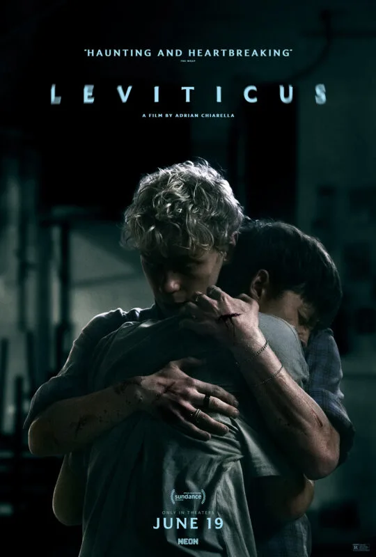 Affiche officielle du film Leviticus, film d'horreur queer australien d'Adrian Chiarella, sortie France 7 octobre 2026