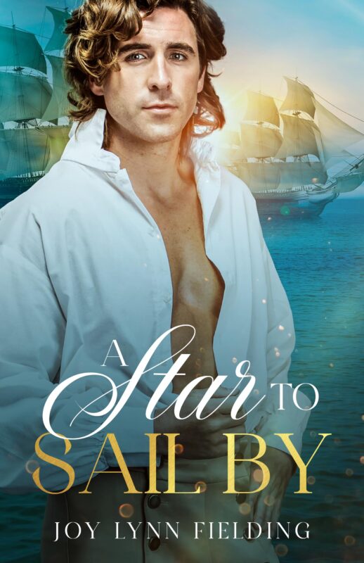 A Star to Sail By by Joy Lynn Fielding, MM pirate historical romance book cover