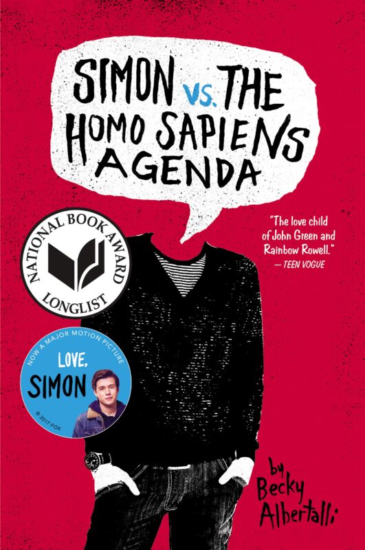Simon vs. the Homo Sapiens Agenda cover, Becky Albertalli