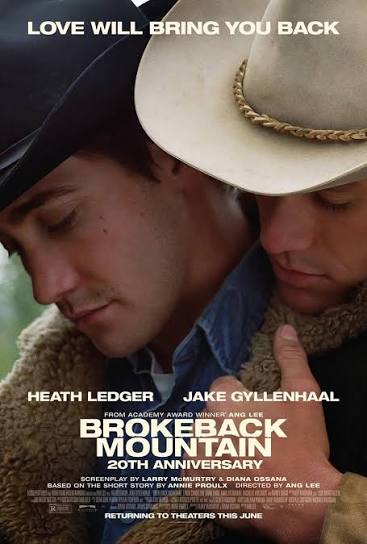 Brokeback Mountain poster, MM romance film to watch after Heated Rivalry