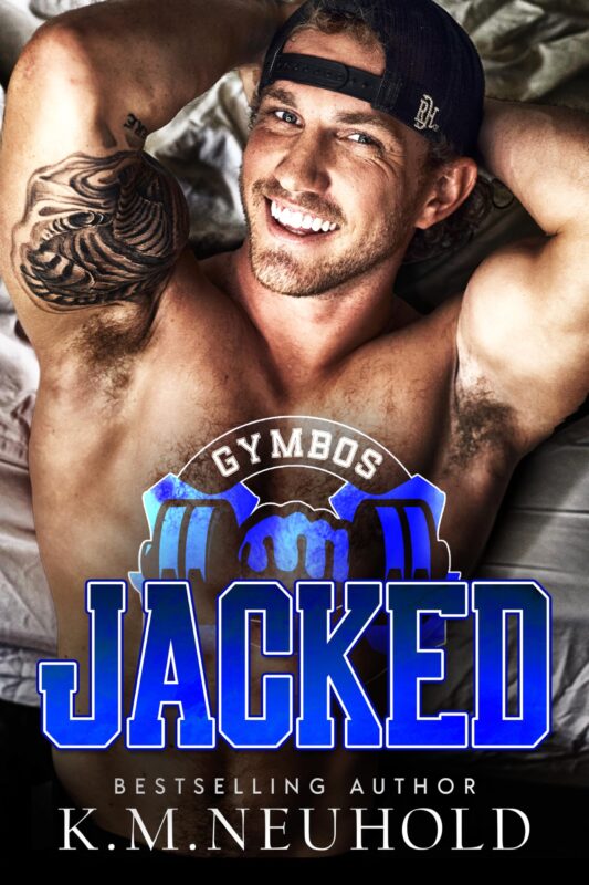 Jacked by K.M. Neuhold, Gymbos MM romance book cover
