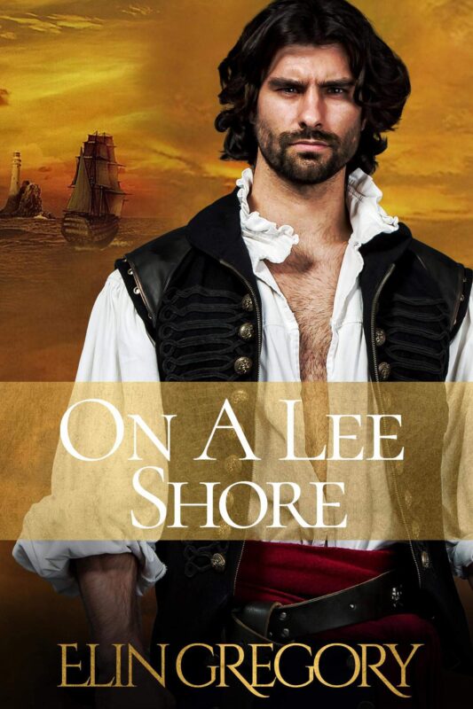On a Lee Shore by Elin Gregory, MM pirate historical romance book cover