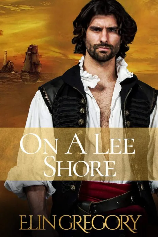 On a Lee Shore by Elin Gregory, MM pirate historical romance book cover