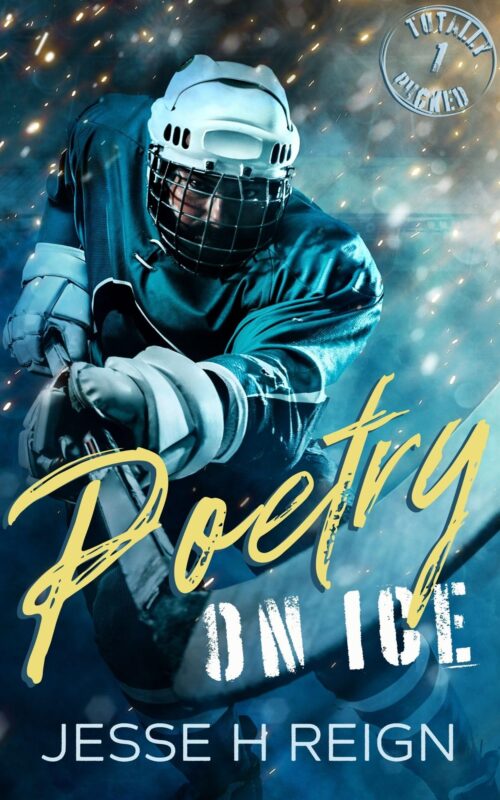 Poetry On Ice by Jesse H. Reign, MM hockey romance book cover
