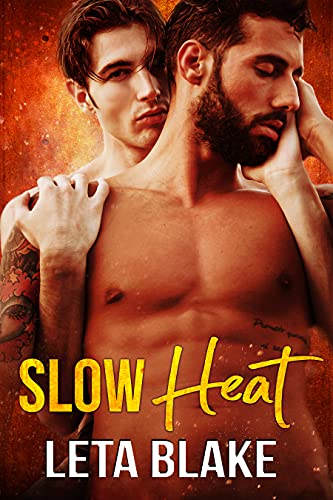 Slow Heat by Leta Blake, omegaverse MM book cover