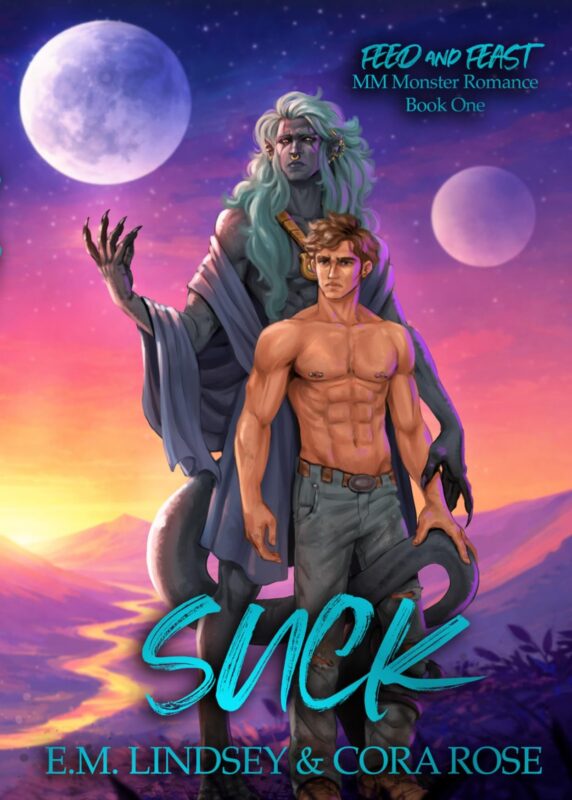 Suck cover, Cora Rose and E.M. Lindsey