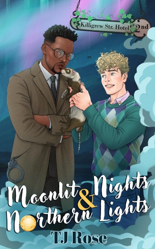 Moonlit Nights and Northern Lights by T.J. Rose, Killigrew Street book 2, MM paranormal romance book cover