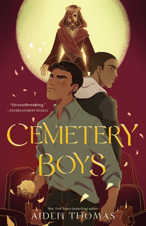 Cemetery Boys by Aiden Thomas, queer YA ghost romance book cover