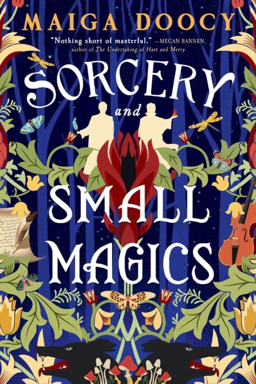 Sorcery and Small Magics by Maiga Doocy, MM fantasy romance book cover