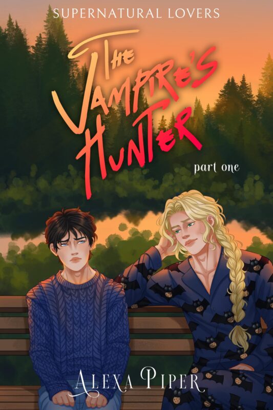 The Vampire's Hunter Part One by Alexa Piper, Supernatural Lovers book 3, MM vampire romance book cover