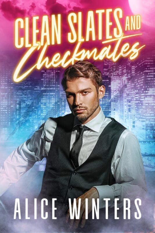 Clean Slates and Checkmates by Alice Winters, MM romance book cover
