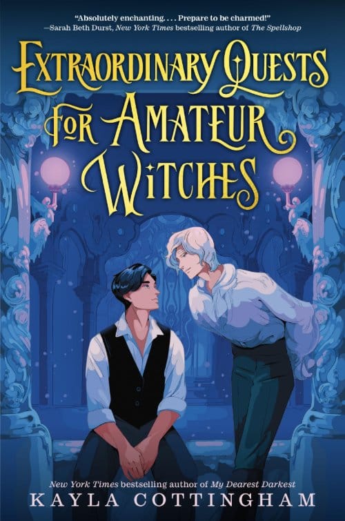 Extraordinary Quests for Amateur Witches by Kayla Cottingham, MM witch romance book cover
