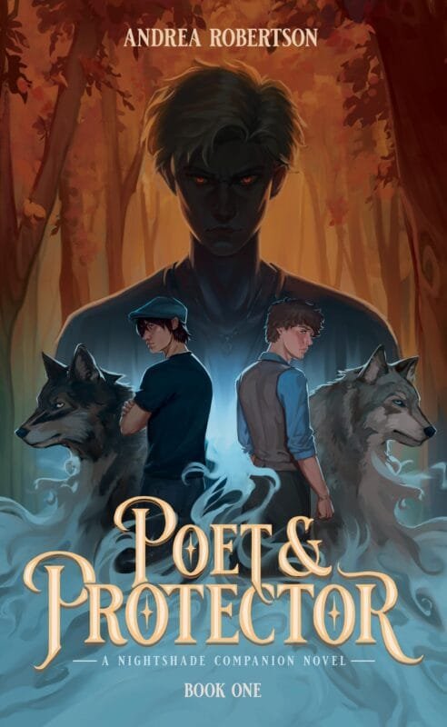 Poet & Protector, Book One by Andrea Robertson, MM romance book cover