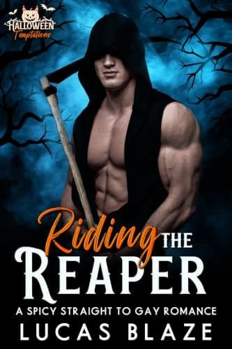Riding the Reaper by Lucas Blaze, Halloween Temptations, MM paranormal romance book cover