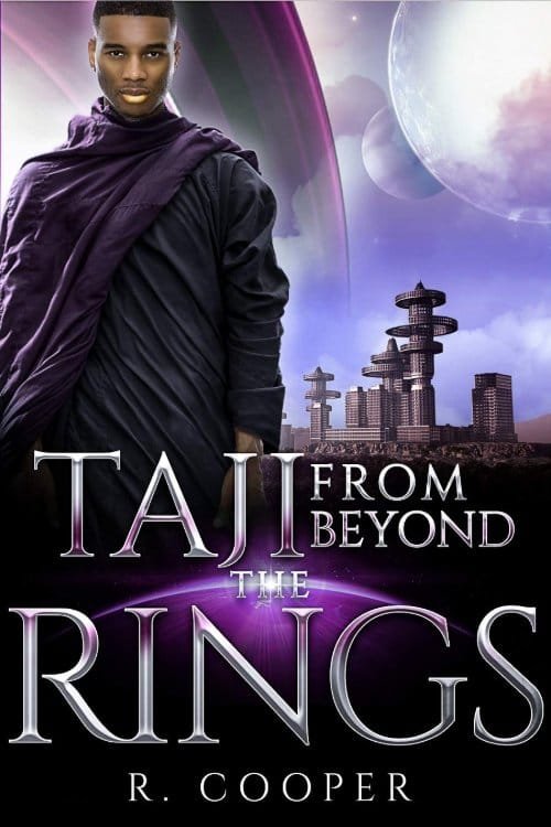 Taji From Beyond the Rings by R. Cooper, MM sci-fi romance book cover