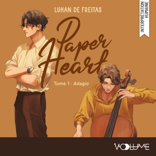 Couverture du livre audio Adagio, Paper Heart Tome 1 de Luhan de Freitas