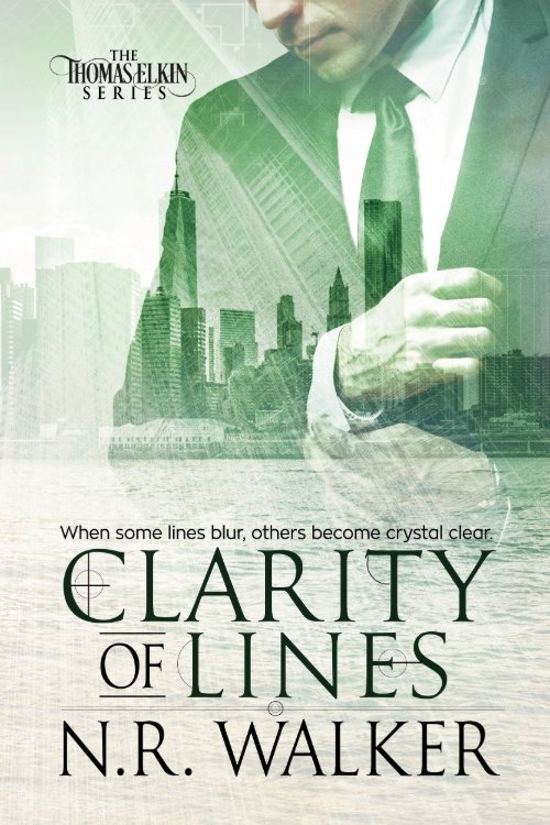 Clarity of Lines by N.R. Walker, MM office romance book cover