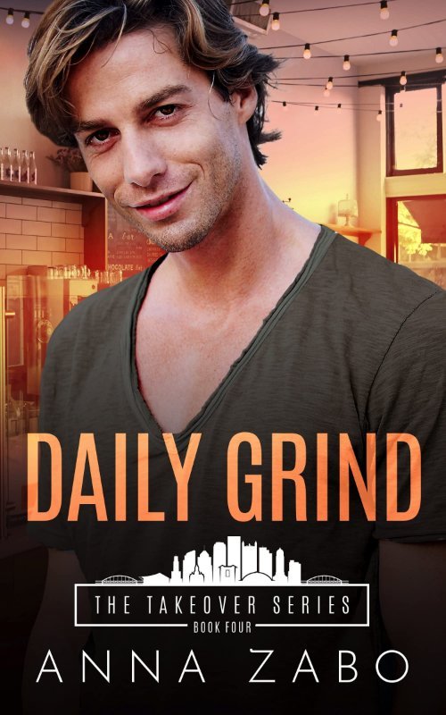 Daily Grind by Anna Zabo, MM office romance book cover