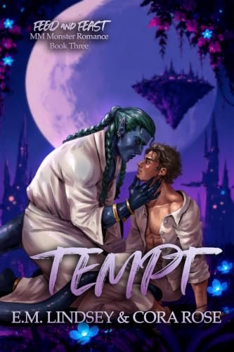 Tempt by Cora Rose and E.M. Lindsey, MM alien romance book cover